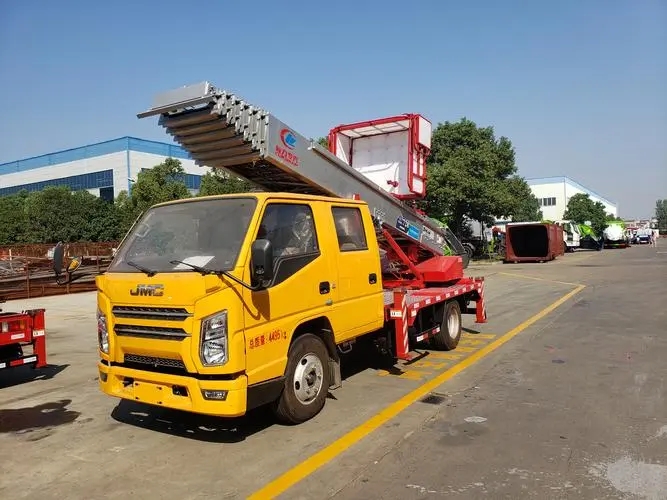 都江堰附近云梯车出租 砂石搬运